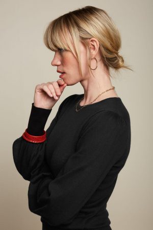 King Louie - Maya Top Cocoon - Black - Uniek Ladies