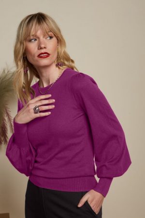 King Louie - Maya Top Cocoon - Purple - Uniek Ladies