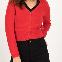 Blutsgeschwister - Vest Save The World Stunningly Red Knit - Uniek Ladies