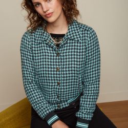 King Louie - Isa Collar Jacket Rubio Check - Uniek Ladies