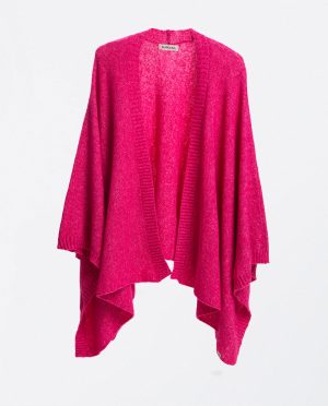 Surkana - Poncho - Fuchsia - Uniek Ladies