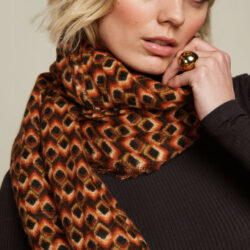 King Louie - Sjaal - Quentin - Ginger Orange - Uniek Ladies
