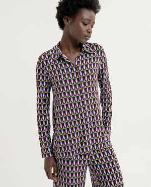 Surkana - Blouse - Cafo - Groen - Ecoviscose - Uniek Ladies