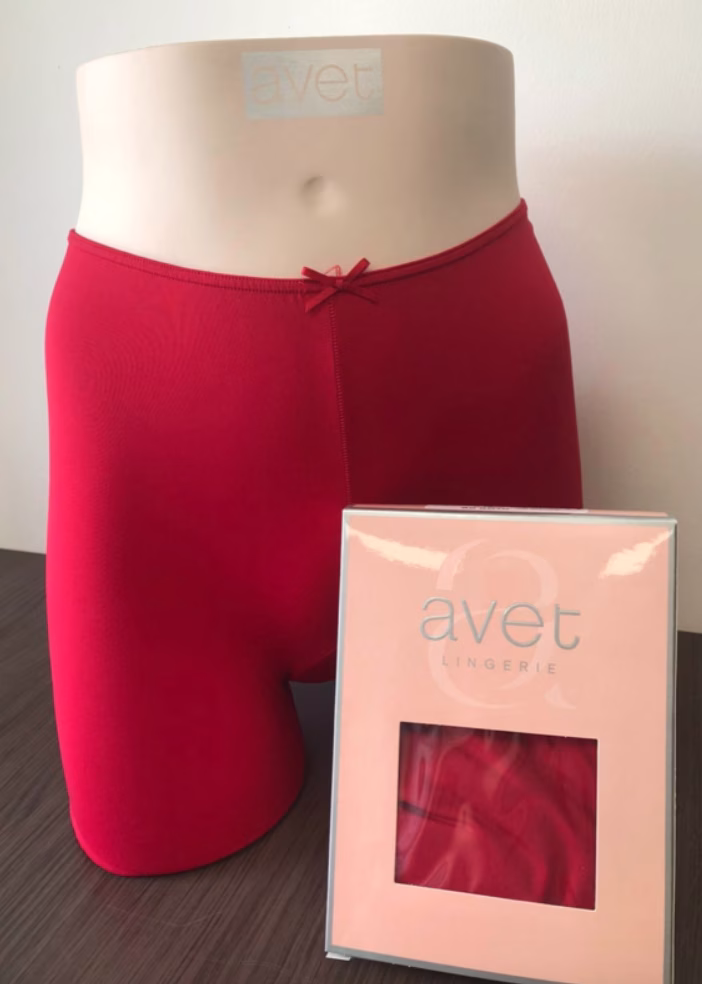 Avet - Ondermode - Boxer Lang - Rood - Uniek Ladies