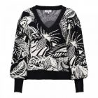 &Co Woman - Bronte Jacquard - Trui - Black - Uniek Ladies