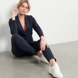 &Co Woman - Blazer - Navy - Phileine - Travelstof - Uniek Ladies