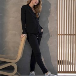 Phileine Blazer Travelstof Black - &Co Woman - Afbeelding 4