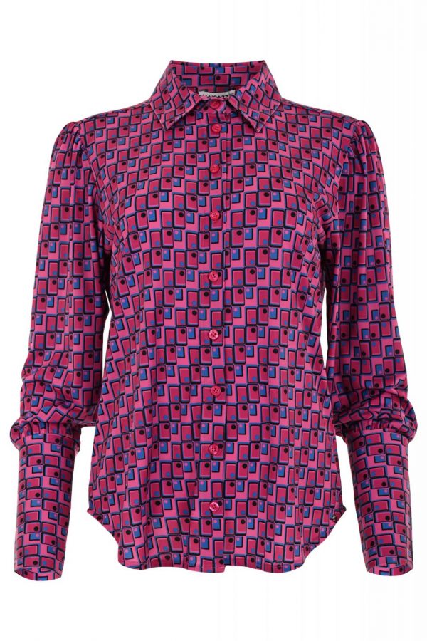 Maicazz - Galerie_Geo_Pink - Blouse - Uniek Ladies