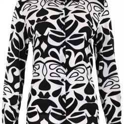 Maicazz - Garbi - Blouse - Black_White - Uniek Ladies