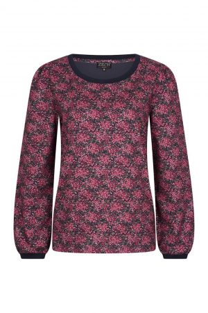 Zilch - Berries Navy - Trui - Uniek Ladies