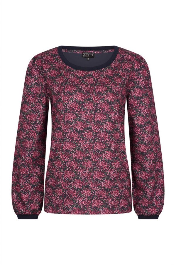 Zilch - Berries Navy - Trui - Uniek Ladies