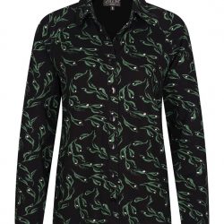 Zilch - Leaves Black - Blouses - Uniek Ladies