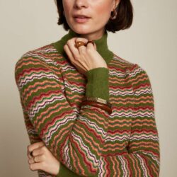 King Louie - Rollneck Top Twitty - Olive Green - Uniek Ladies - Aalten