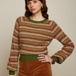 King Louie - Raglan Sweater - Olive Green - Twitty - Uniek Ladies - Aalten