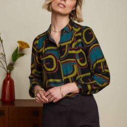 King Louie - Carina Blouse - Zappa - Black - Uniek Ladies - Aalten