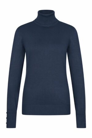 Zilch - Top High Neck - Navy - Bamboo - Uniek Ladies - Aalten