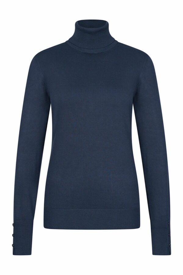 Zilch - Top High Neck - Navy - Bamboo - Uniek Ladies - Aalten