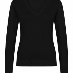 Zilch - Sweater - Basic - V-Neck - Black - Uniek Ladies - Aalten