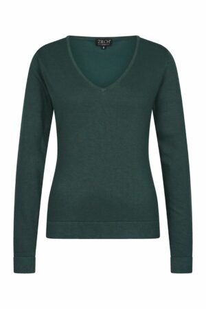 Zilch - Sweater - Basic V-Neck - Jungle - Uniek Ladies - Aalten