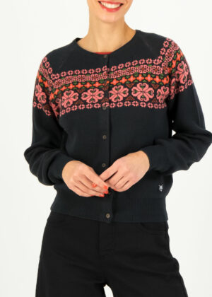 Blutsgeschwister - Happy Heritage - Classic Black Knit - Cardigan - Uniek Ladies