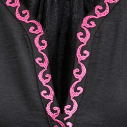 Maicazz - Blouse - Haley - Black Magenta D5 - Uniek Ladies