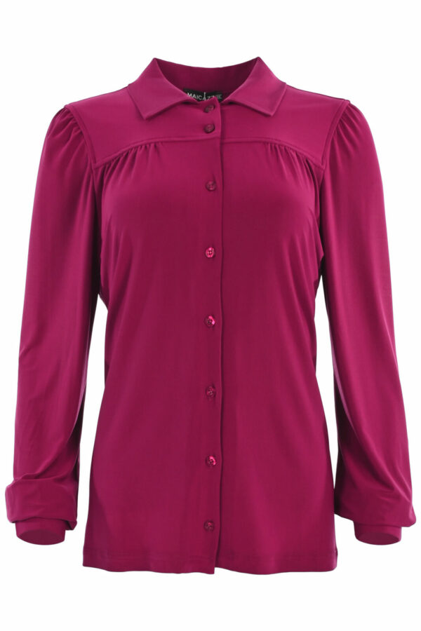Maicazz - Blouse Heleen - Magenta - Uniek Ladies