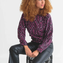 Maicazz - Valerie - Ikat Magenta - Travelstof - Uniek Ladies