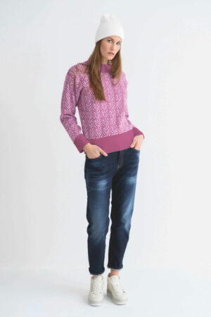 Maicazz - Trui Hanne - Magenta - Uniek Ladies