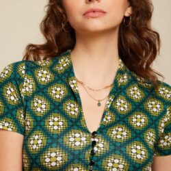 Jurk - Dress Emmy Kirby - Para Green - King Louie