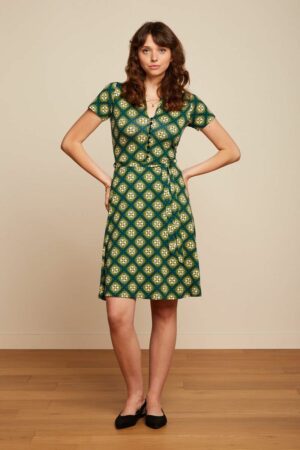 Jurk - Dress Emmy Kirby - Para Green - King Louie