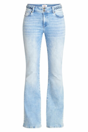Flynn - Braided Blue - Flared Jeans- pure by ZIZO