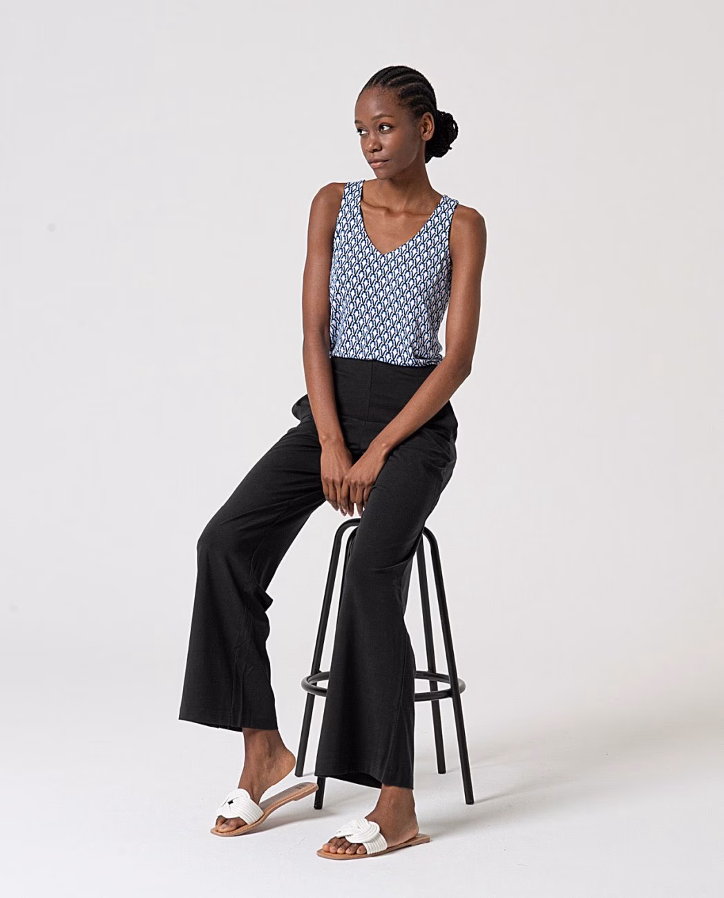 Broek Recht Model Black - Surkana