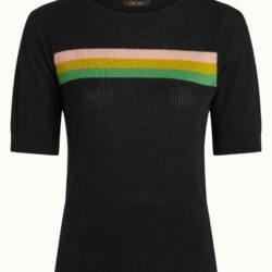 Top Agnes Vela Black - King Louie