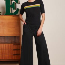 Top Agnes Vela Black - King Louie