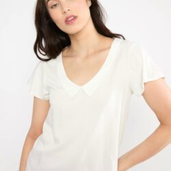 Blouse Feed the Birds - Everything in budgie feather White - Blutsgeschwister
