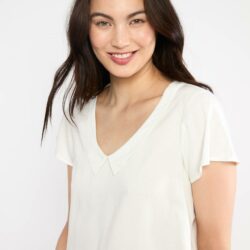 Blouse Feed the Birds - Everything in budgie feather White - Blutsgeschwister