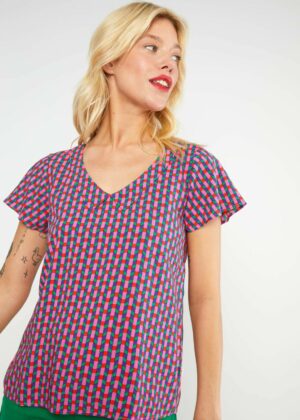 Blouse Feed the Birds - Interlaced colors - Blutsgeschwister
