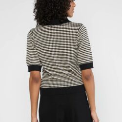Vest Petite Poloette - Mixed dots black white - Blutsgeschwister