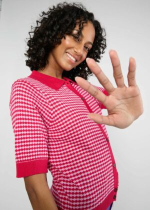 Vest Petite Poloette - Everything Mixed dots Rose Red - Blutsgeschwister