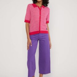 Vest Petite Poloette - Everything Mixed dots Rose Red - Blutsgeschwister