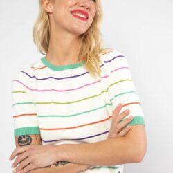 Top Pretty Preppy - Everything in rainbow ribbons stripes - Blutsgeschwister