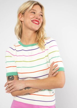 Top Pretty Preppy - Everything in rainbow ribbons stripes - Blutsgeschwister