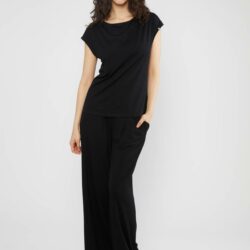 Top Breezy Flowgirl - Soot Black - Blutsgeschwister