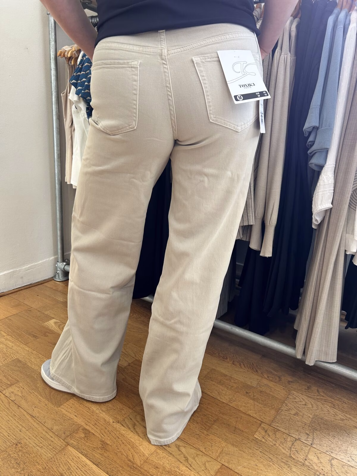 Jeans - Wide Leg Off White - Toxik3 Paris