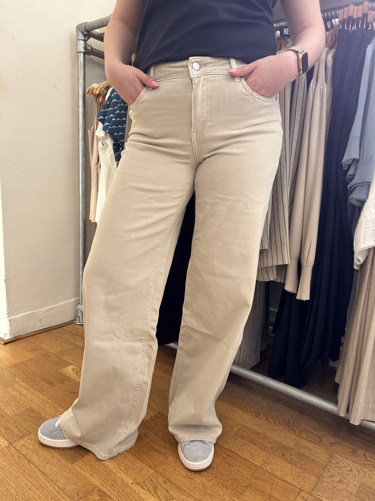 Jeans - Wide Leg Off White - Toxik3 Paris