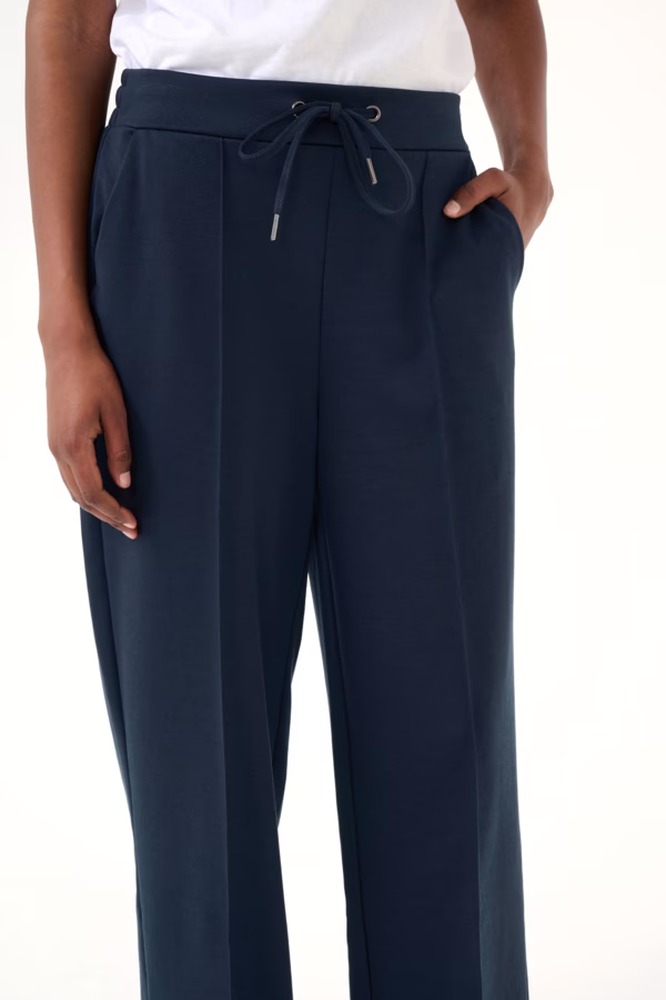 Broek KAjenny Straight Pants Midnight Marine - Kaffe