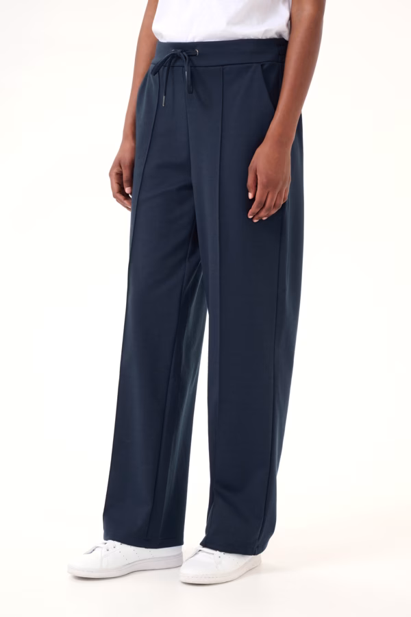 Broek KAjenny Straight Pants Midnight Marine - Kaffe