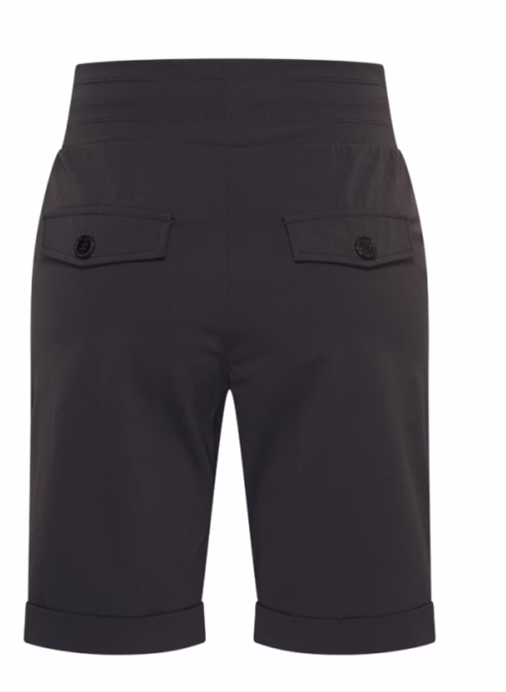 Broek Kort Black MP202423 Travelstof - Mi Piace