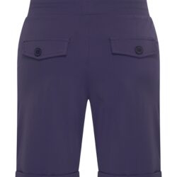 Broek Kort Dark Blue Travelstof - Mi Piace