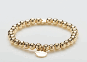 Goud Deluxe Edelstaal- Parelarmband - Ella in Love Paris